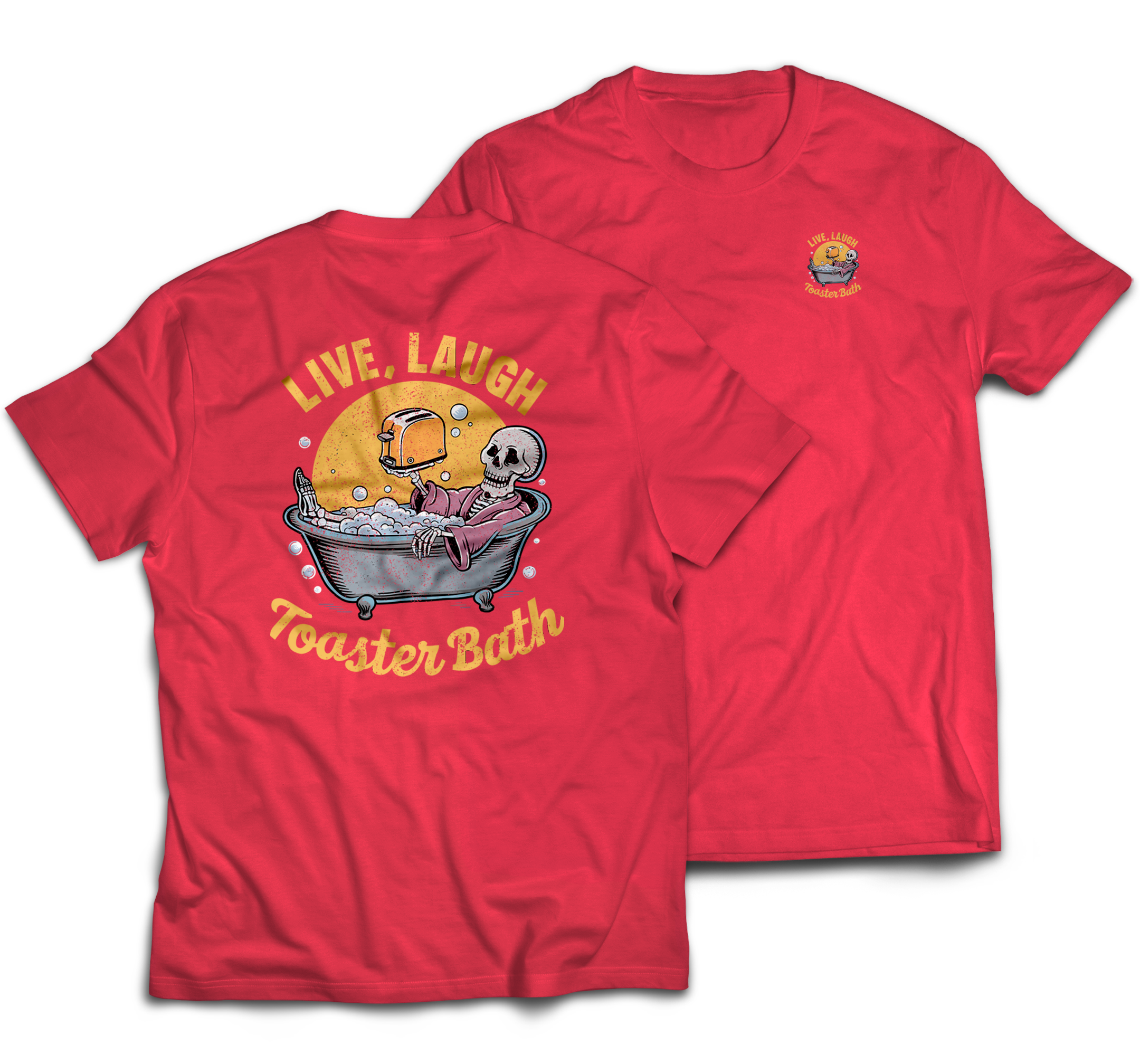 Live Laugh Toaster Bath T-Shirt