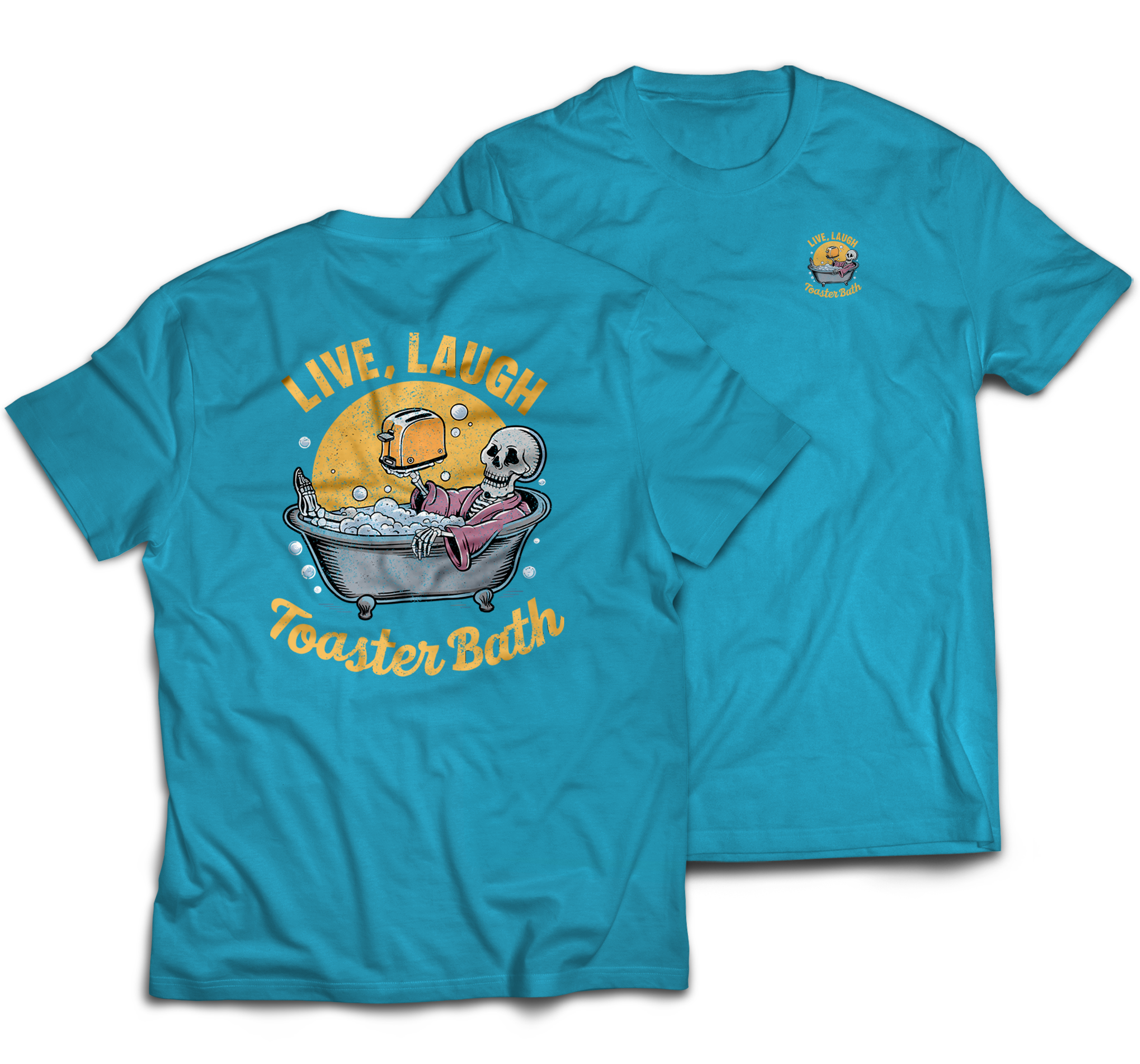 Live Laugh Toaster Bath T-Shirt