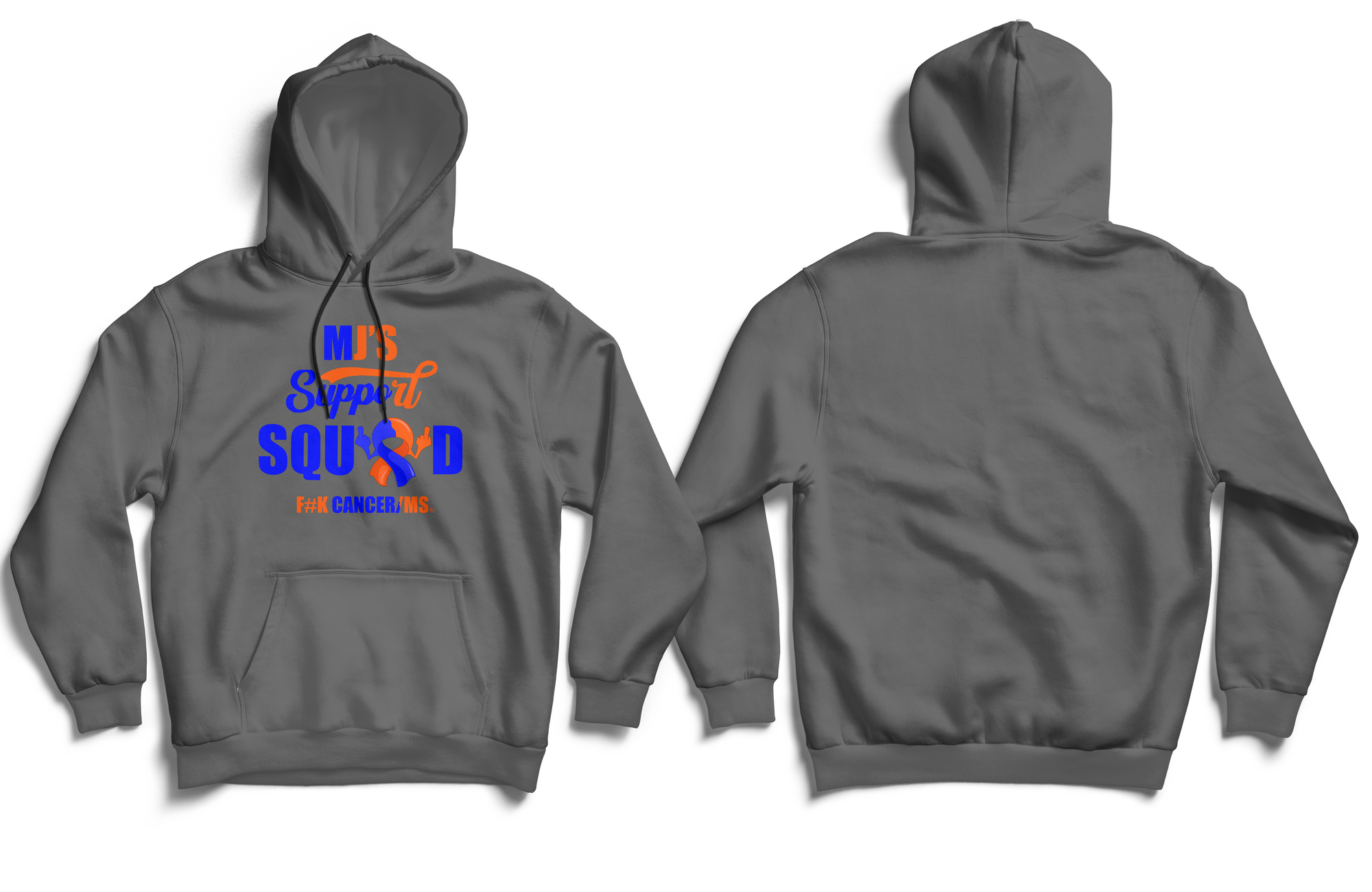 MJ SUPPORT SQUAD F CK CANCER Hoodie Royalwhips Company